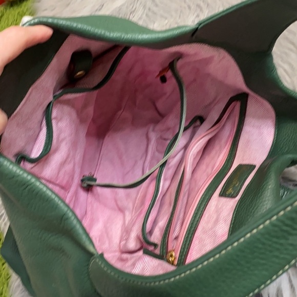 Dooney & Bourke large green hobo purse - Picture 3 of 11